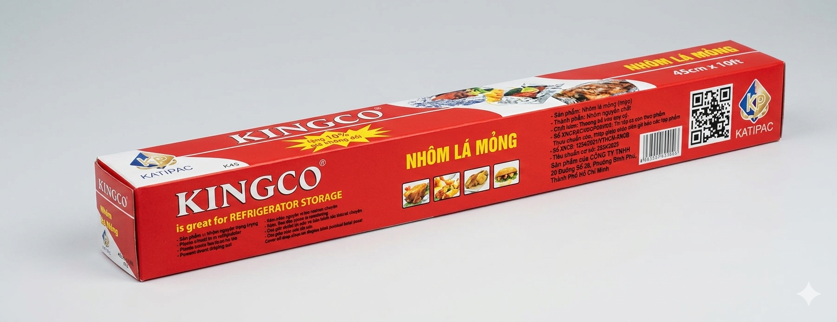 Nhôm lá mỏng K45 (45cm)